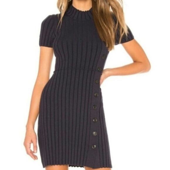 Free People Lottie Ribbed Button Down Mini Dress Tunic - Picture 4 of 4
